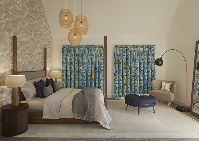 Leopard, Lapis - Made to Measure Curtain - Image 15